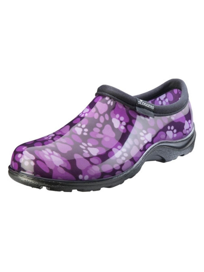 Purple Paw Prints Women's Waterproof Shoe
