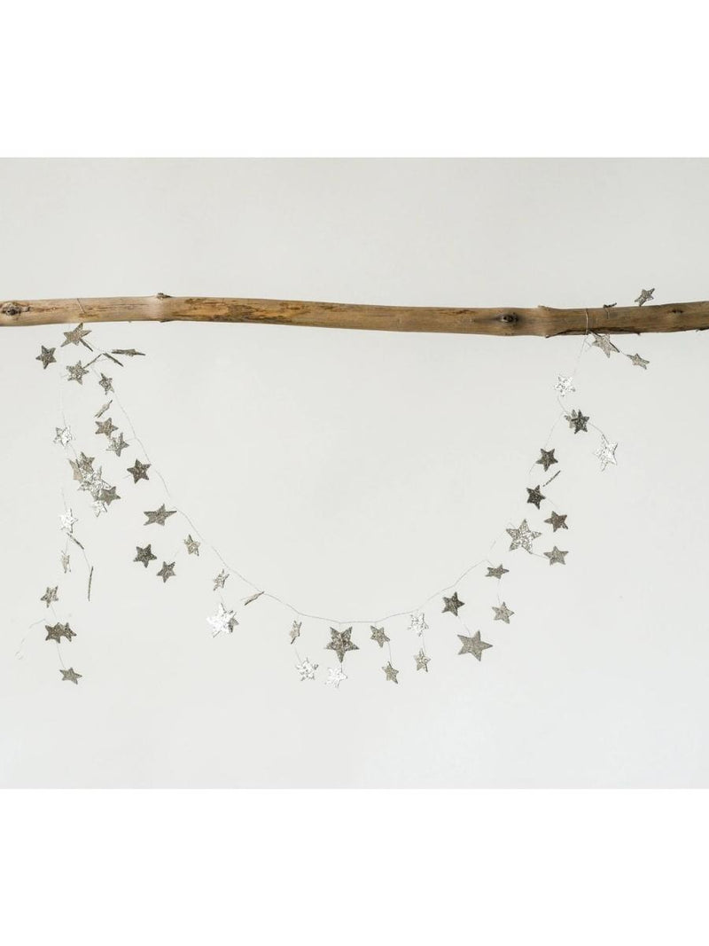 Glittery Star Shaped Garland