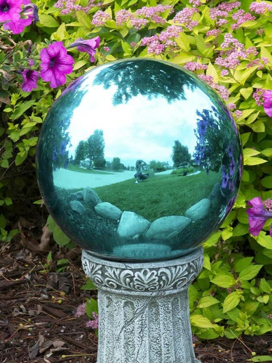 Teal Gazing Globe