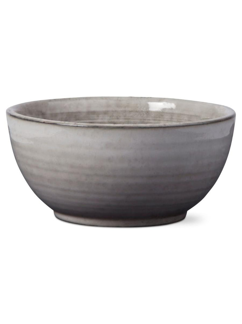 Light Grey Reactive Glaze Bowl
